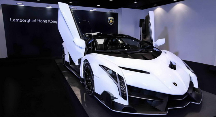 One Of Worlds Nine Lamborghini Veneno Roadsters On Sale In HK For A