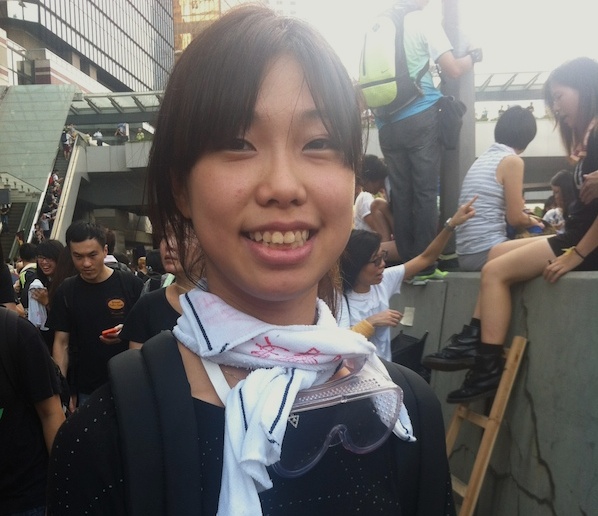 Occupy Central Protest: Milly Ko, 20 Occupy Central Protest: Milly Ko, 20