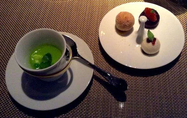 Amuse Bouche & Mint Pea Soup Amuse Bouche & Mint Pea Soup