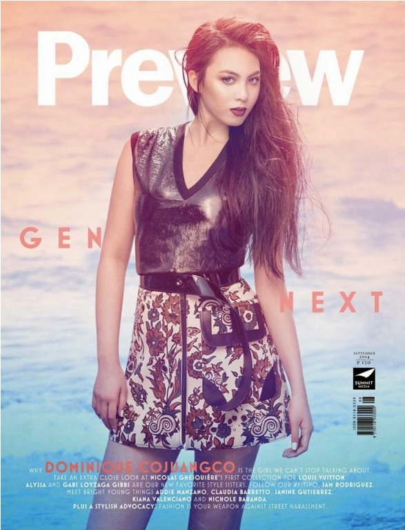 Dominique Cojuangco Preview magazine cover
