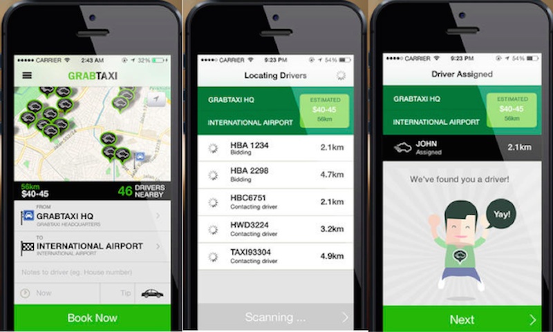 Uber is now testing UberTAXI in Singapore — taxis at a tap of a button