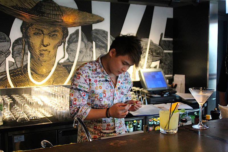 Cocktails at Ovolo Southside's rooftop bar Cocktails at Ovolo Southside's rooftop bar