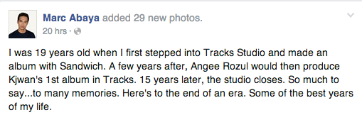 Marc Abaya on Tracks