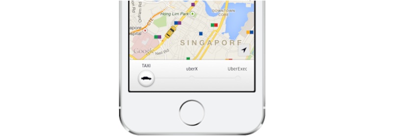 Uber is now testing UberTAXI in Singapore — taxis at a tap of a button