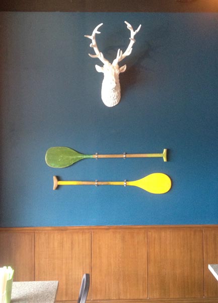 on the wall on the wall