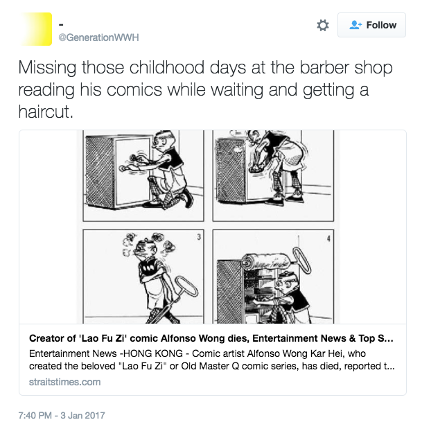 We talked to local hairdressers about why Old Master Q comics are