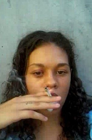 Heather Mack smoking