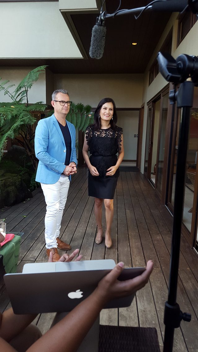 Daphne Oseña and Gary Takle