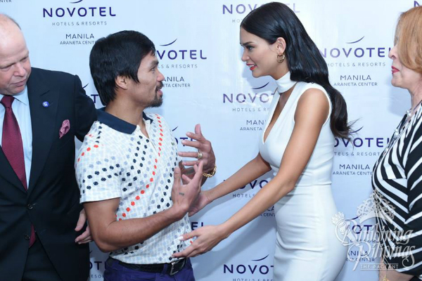 Manny Pacquiao and Pia Wurtzbach