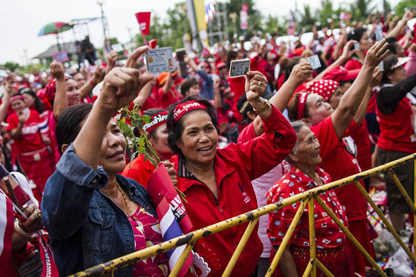 Afp Rally Red Allert AFP: Thousands of red shirts rally in defense of PM | Coconuts