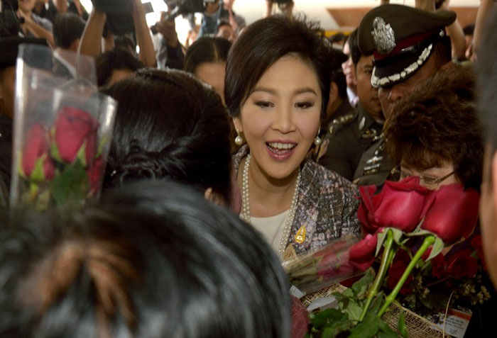 Ousted Thai prime minister Yingluck Shinawatra FILE PHOTO