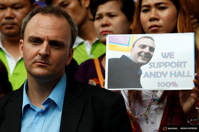 File photo of Andy Hall, Sept. 20, 2016. Photo: Reuters