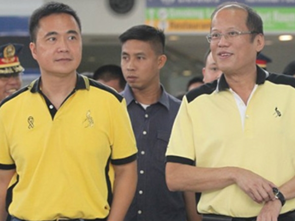 Former Department of Transportation and Communications (DOTC) Secretary Jun Abaya with former President Benigno Aquino III. File photo
