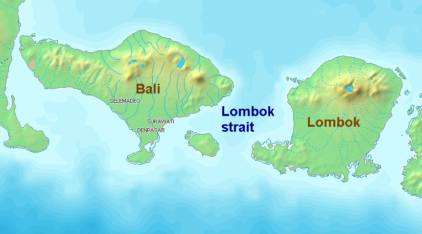 Strong Quake Rattles Indonesia S Lombok No Tsunami Coconuts Bali And Lombok Map 