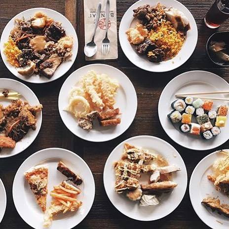 Japanese spread at Banzai