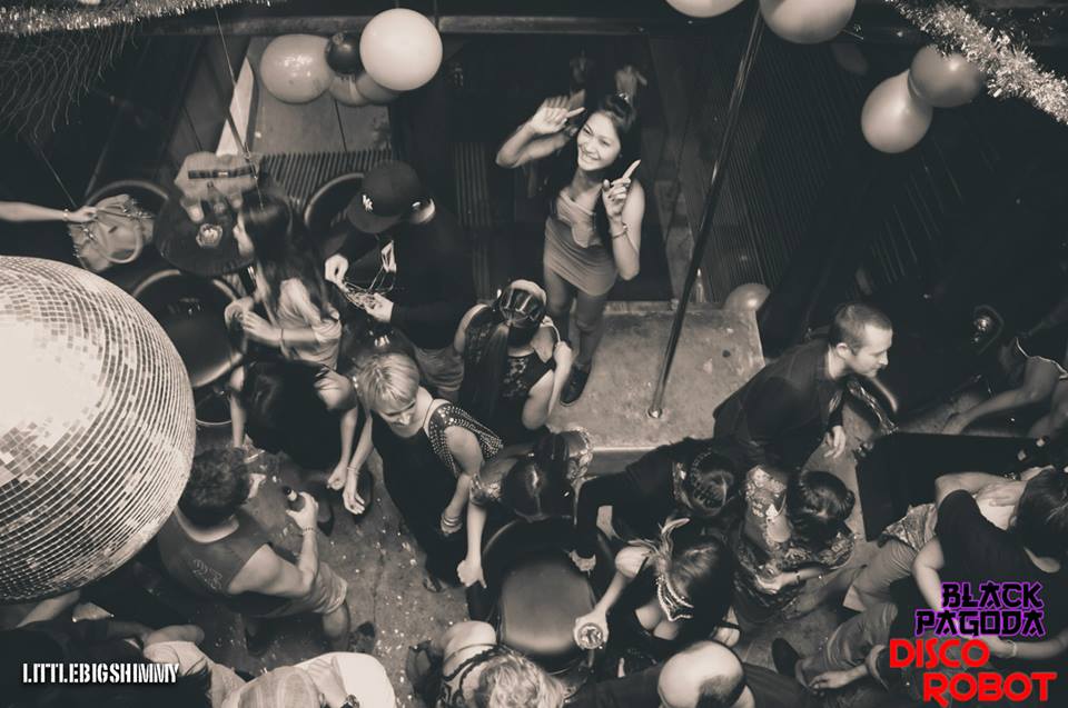 Disco Robot party at Black Pagoda