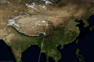 chinese satellite rocket ufo kachin state hpakant township myanmar trajectory