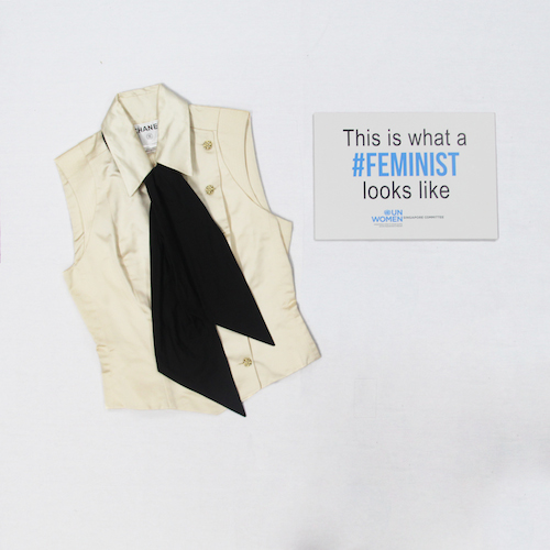 Chanel Sleeveless Blouse and Neck Bow Chanel Sleeveless Blouse and Neck Bow