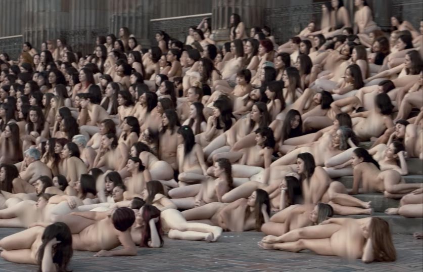 colombia nude Art with heart: The bravest people in Colombia put conflict aside for naked  human art installation