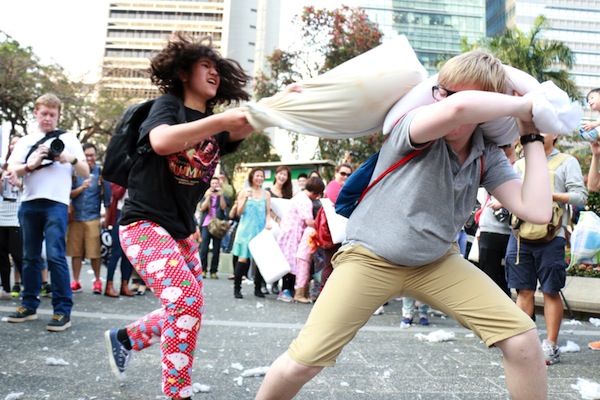 pillow fight