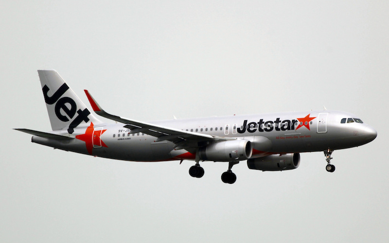 File photo of a Jetstar plane. 