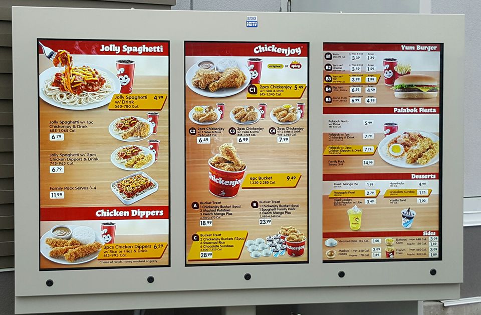 Here's what the Jollibee menu in Winnipeg, Canada looks like | Coconuts