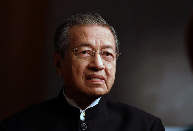 Malaysian Prime Minister Mahathir Mohamad