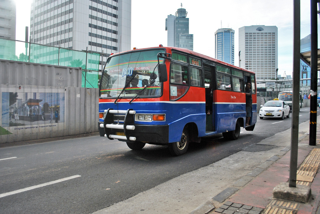 A Metromini bus in Jakarta.