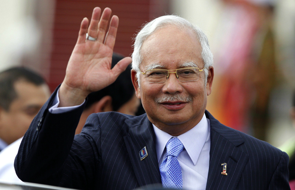 Former Malaysian prime minister Najib Razak FILE PHOTO