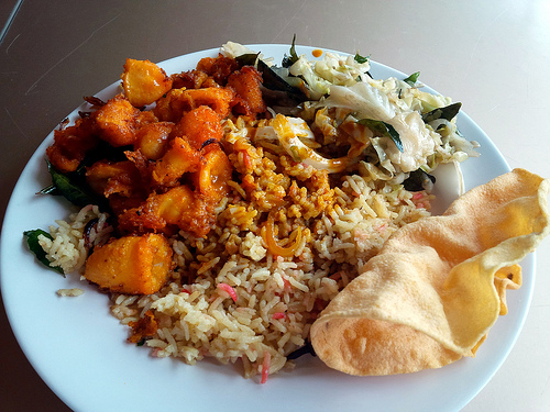 For representational purposes only — this nasi kandar is free of fatigue and hallucinations 