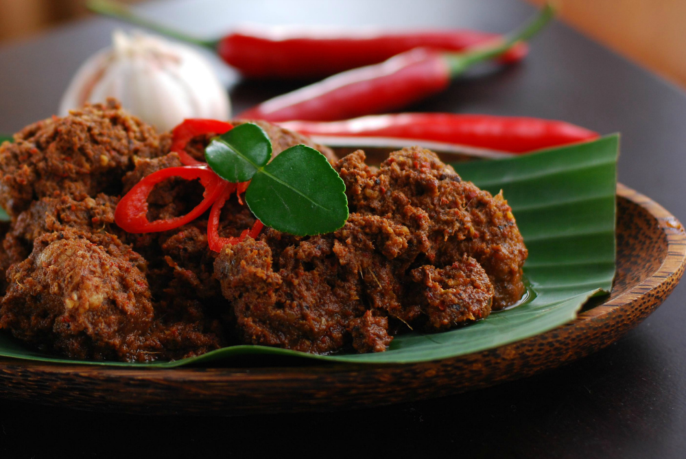 Padangnese beef rendang.