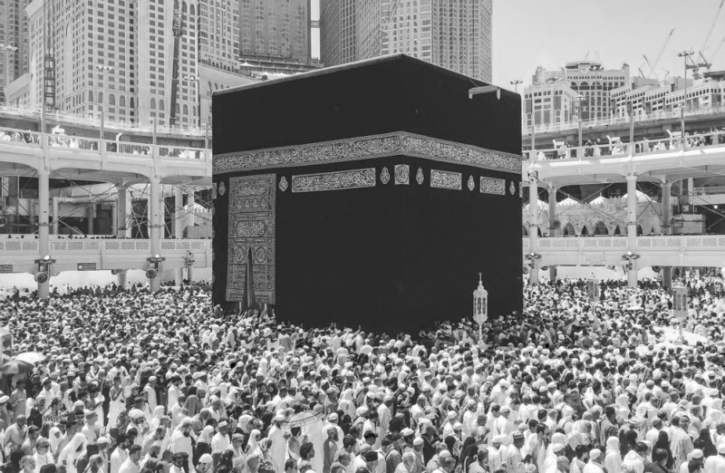 The Ka’bah in Mecca, Islam’s most sacred site.