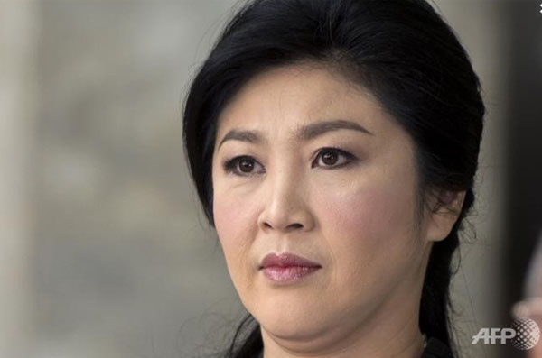 Ousted Thai prime minister Yingluck Shinawatra FILE PHOTO