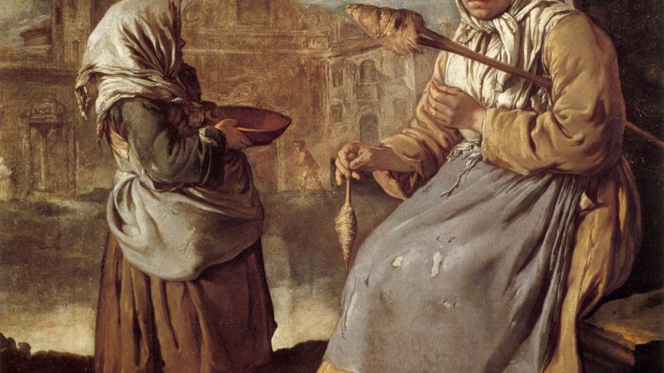 Giacome Ceruti’s masterpiece, Little Beggar Girl and Woman Spinning