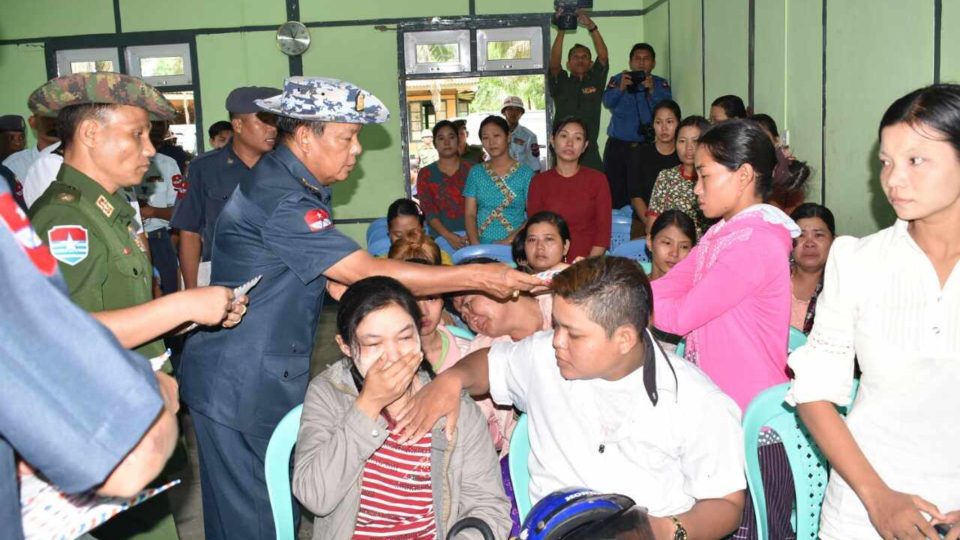 Each family was given K700,000. Photo: Facebook / Chief of Defense Services