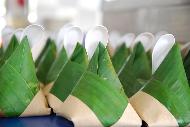 Nasi bungkus. Photo: Flickr