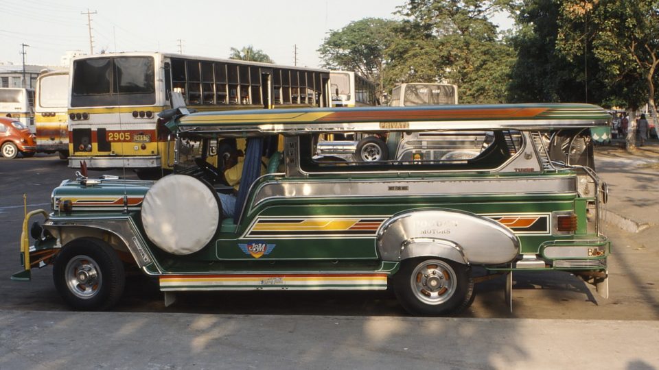 The jeep is one of the most utilized mode of public transportation in the Philippines. PHOTO: Wikimedia Commons