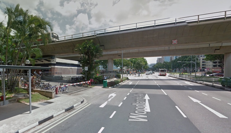 Screengrab of Admiralty MRT station from Google Maps