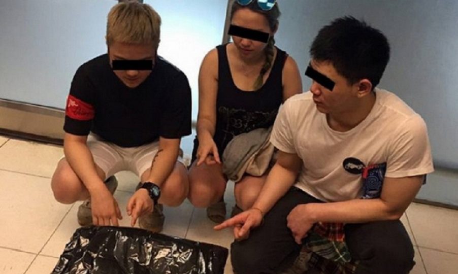 The three suspects. Photo: supplied