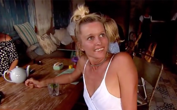 Jessica White busted in Bali. Screengrab: A Current Affairs