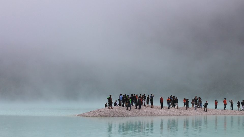 A figurative representation of being stranded