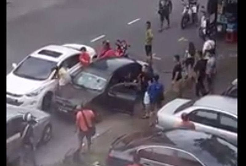 The public recorded the attack and posted it to social media