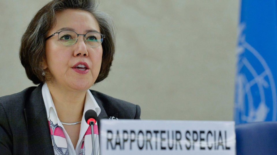 Special Rapporteur on the human rights situation in Myanmar Yanghee Lee. Photo: UN / Jean-Marc Ferré