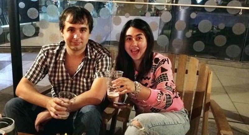 A Facebook photo of the arrested couple. Photo: The Phuket News