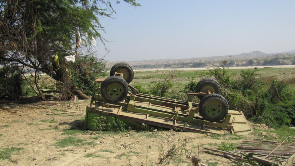 The aftermath of a flash flood in Pauk, central Myanmar. Photo: Mathias Eick / EU / ECHO