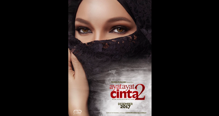 Promotional poster for ‘Ayat-Ayat Cinta 2’.