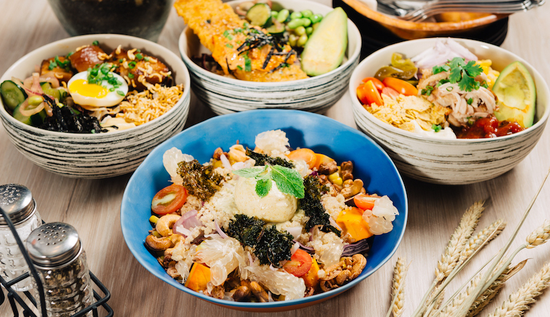 Grain bowls. Photo: Kara Cafe
