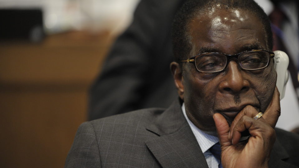 Robert Mugabe, ex-president of Zimbabwe, attends the 12th African Union Summit Feb. 2, 2009 in Addis Ababa, Ethiopia.(U.S. Navy photo by Mass Communication Specialist 2nd Class Jesse B. Awalt/Released)