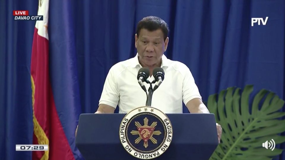 Screengrab from PTV-4 live video