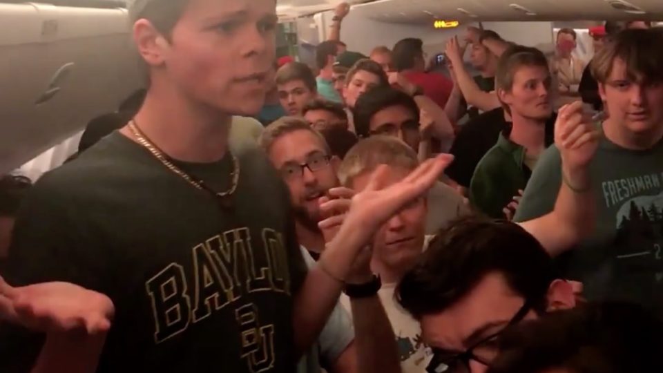 #GoCoconuts! Screengrab from Baylor University Men’s Choir performance